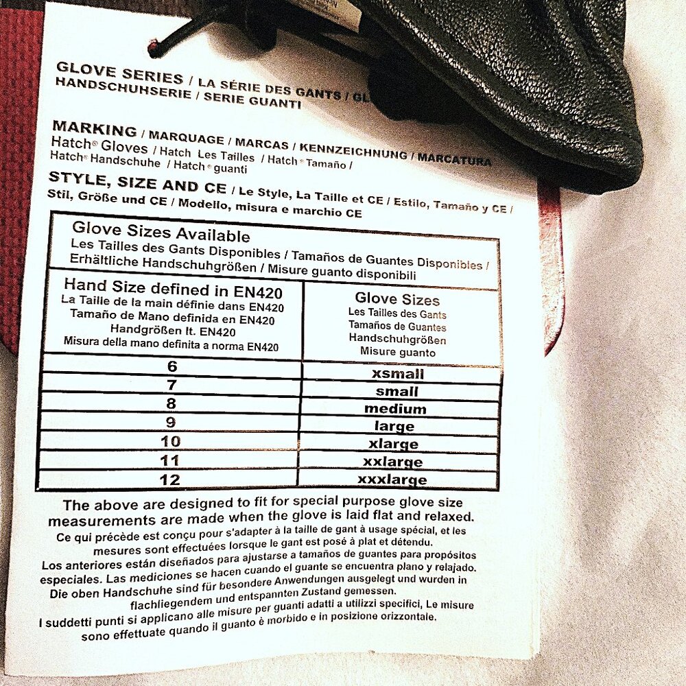 Slash resistant Hatch Friskmaster Supermax SB8500 Leather Gloves - Picture 8 of 10